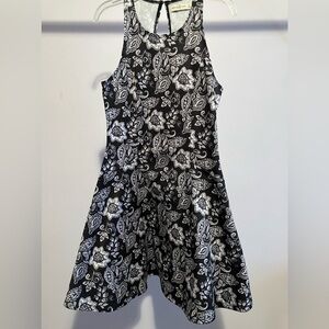 Abercrombie & Fitch Women’s Dress, Size S, Black/White, Sleeveless, Fit & Flare